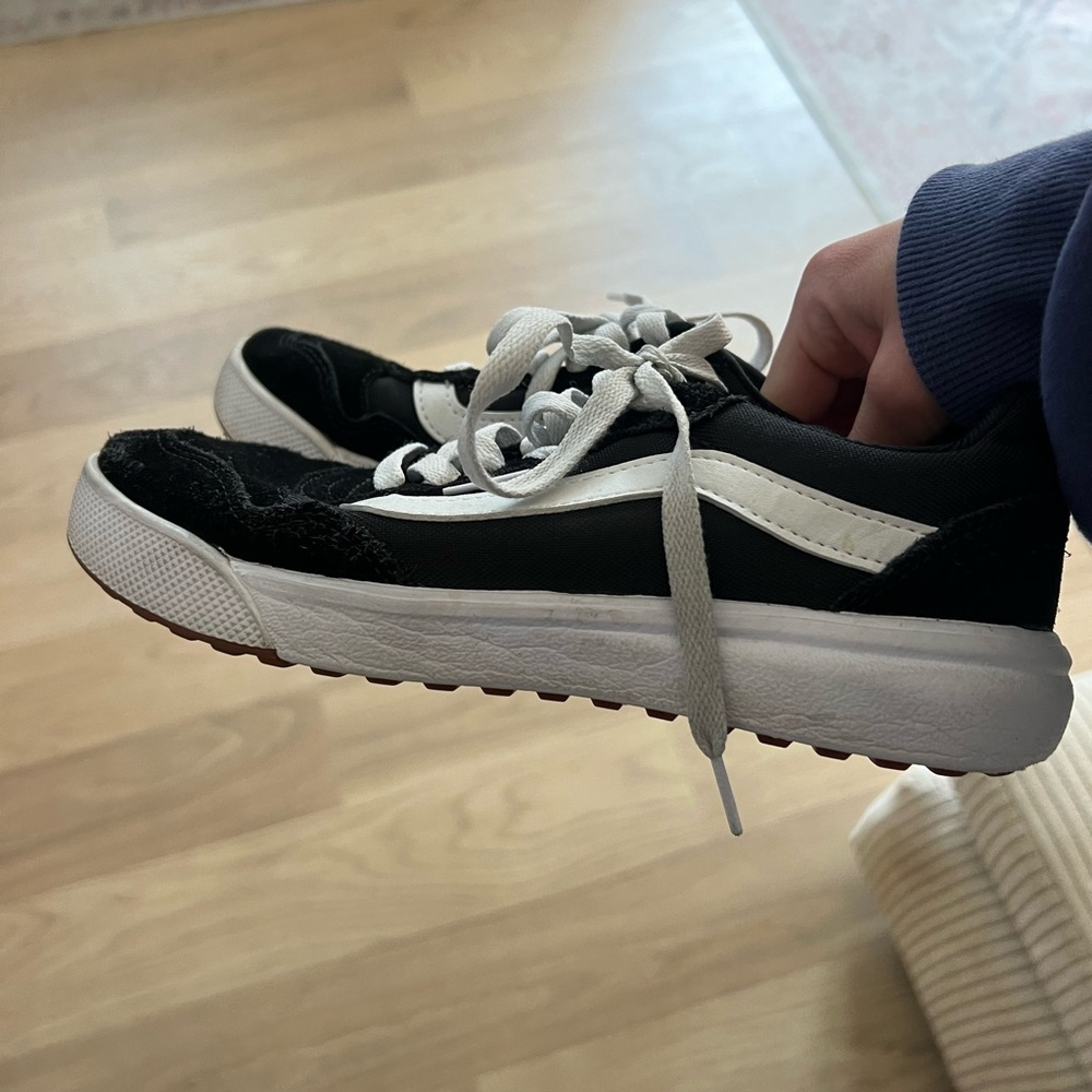 Vans Black and White Athletic Shoes